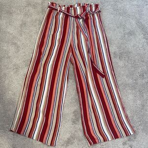 Forever 21 Wide Leg Pants with Belt Size S